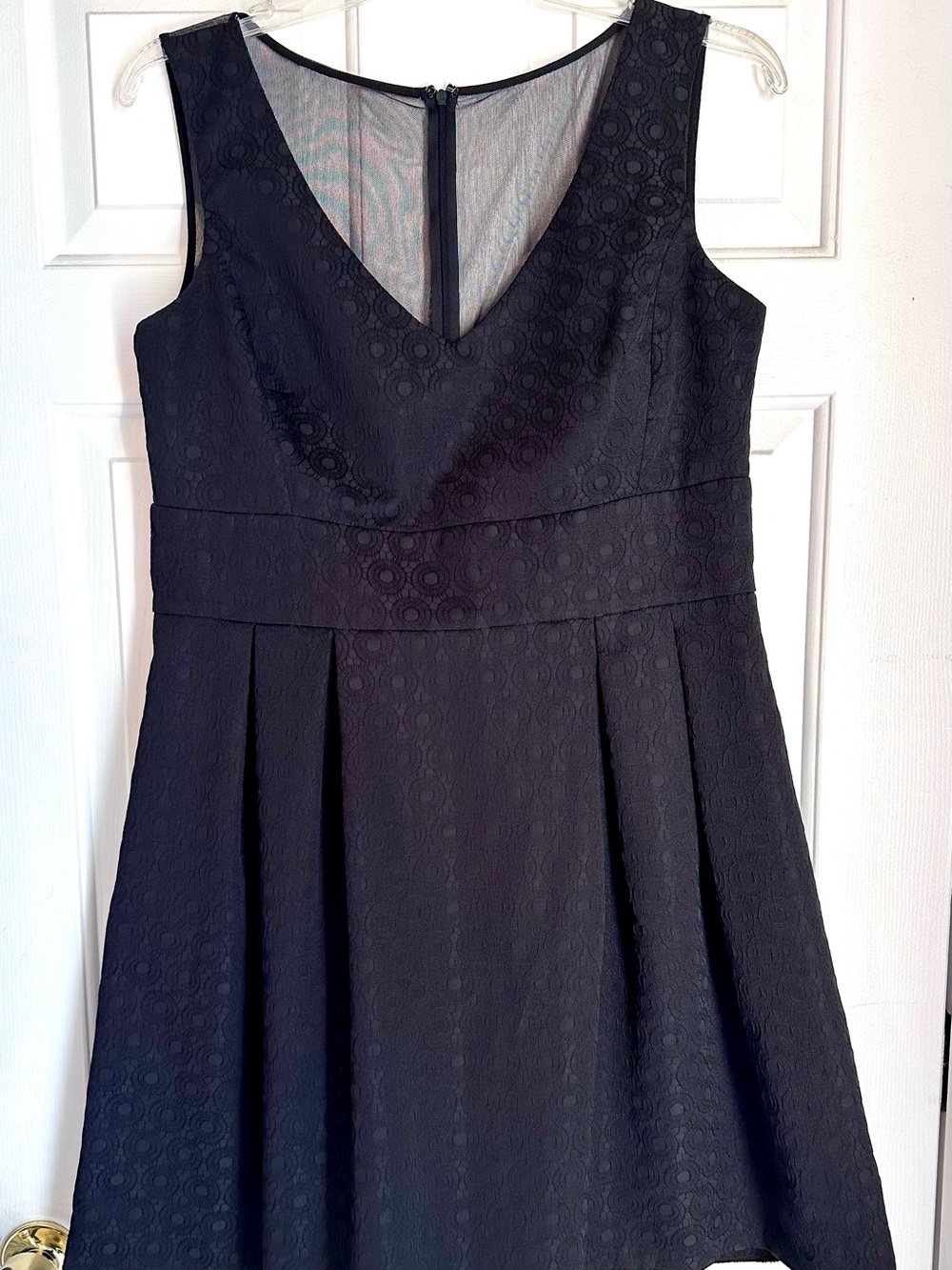 American Living Little Black Dress – Size 16 Mesh Accent